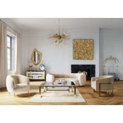 Gold Rush Orta Sehpa 120x120cm