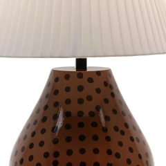 Karmen Kahverengi Polyester Abajur