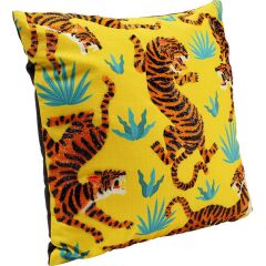 Cushion Tiger Love Yellow 45x45cm