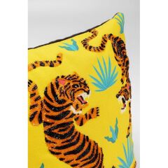 Cushion Tiger Love Yellow 45x45cm