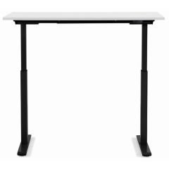 Smart Black White Çelik Çalışma Masası 76x140 cm
