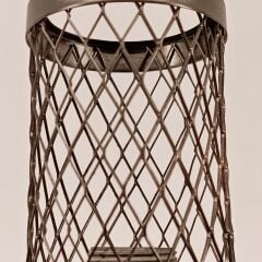 Darla Kafes Siyah Metal Aplik