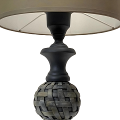 Darian Antrasit Polyester Abajur