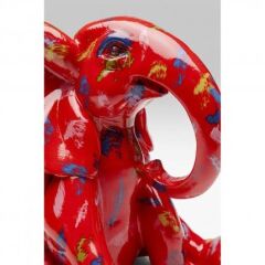 Deco Elephant Red Kare Design