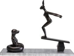 Deco Pool Dog And Rabbit Kare Design