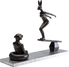 Deco Pool Dog And Rabbit Kare Design