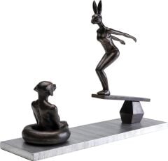 Deco Pool Dog And Rabbit Kare Design