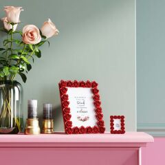 Romantic Rose Kırmızı Çerçeve