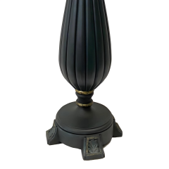 Carey Antrasit Polyester Abajur