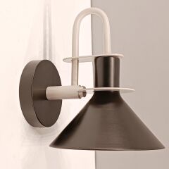 Daly Siyah Beyaz Metal Aplik