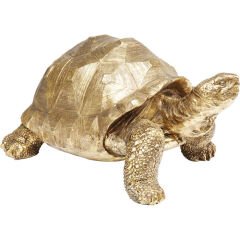 Turtle Gold Medium Dekoratif Obje 40cm