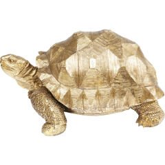 Turtle Gold Medium Dekoratif Obje 40cm
