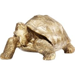 Turtle Gold Medium Dekoratif Obje 40cm