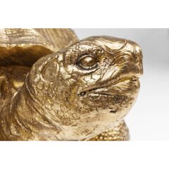Turtle Gold Medium Dekoratif Obje 40cm