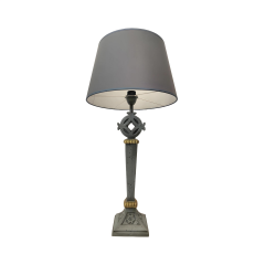 Elena Antrasit Polyester Abajur