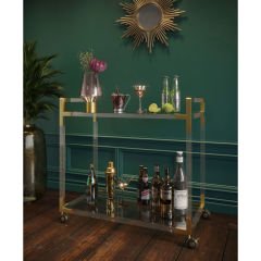 Bar Trolley Josy Gold Dresuar