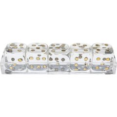 Şeffaf Zar Dekoratif Obje