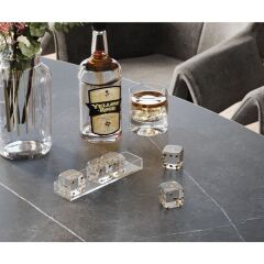 Şeffaf Zar Dekoratif Obje