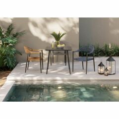 Chair with Armrest Palma Nature Sandalye
