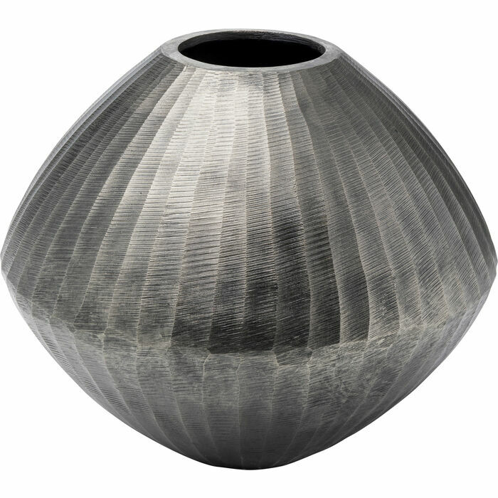 Sacramento Carving Silver Antique Dekoratif Vazo 30cm