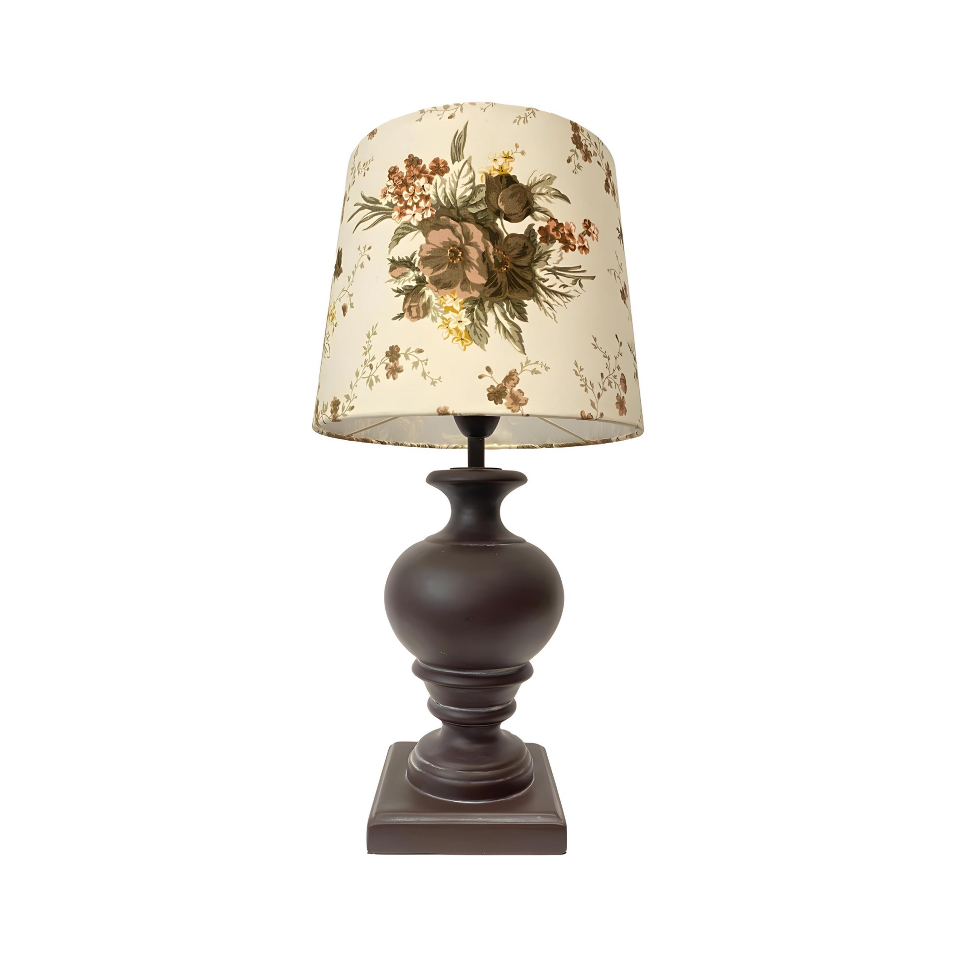 Edna Kahverengi Metal Abajur