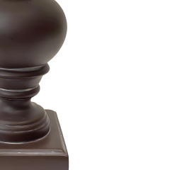 Edna Kahverengi Metal Abajur