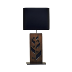 Alberta Kahverengi Ahşap Abajur