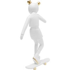 Skating Astronaut White Dekoratif Obje 33cm