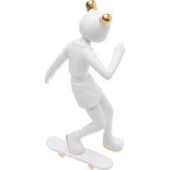 Skating Astronaut White Dekoratif Obje 33cm