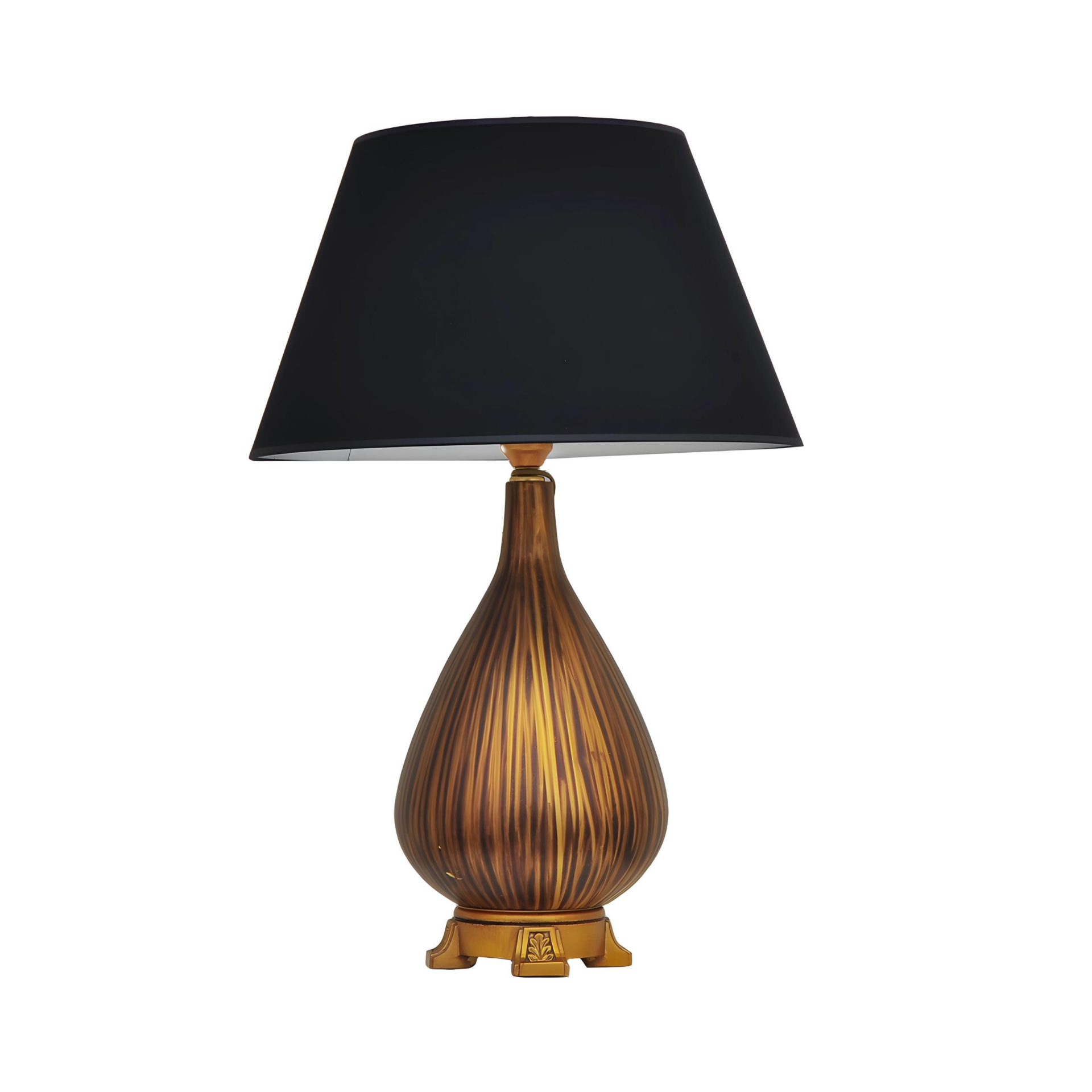 Gloria Gold Polyester Abajur