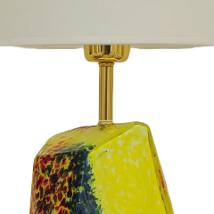 Dawn Sarı Polyester Abajur