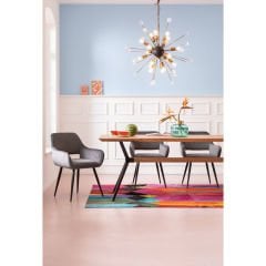 Pendant Lamp Crystal Bomb Brass Avize 93 cm