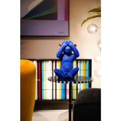 Mizaru Mavi Maymun Detaylı Kumbara