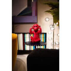 Kikazaru Red Maymun Detaylı Kumbara