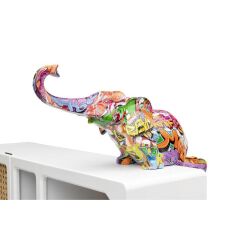 Deco Figurine Elefant Zirkus Graffit (2/Set)