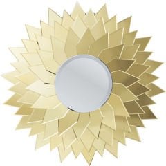Mirror Sunflower Round Ayna 120 cm