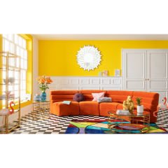 Mirror Sunflower Round Ayna 120 cm