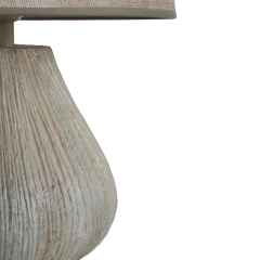 Grant Krem Polyester Abajur