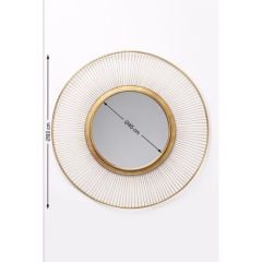 Mirror Sun Storm Gold Ayna 93 cm