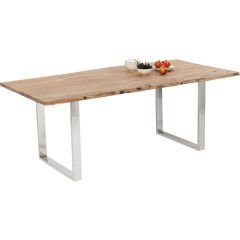 Harmony Chrome Masif Yemek Masası 180x90 cm