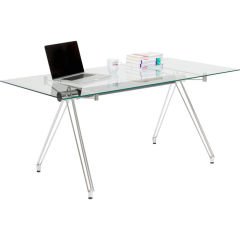 Officia Cam Çalışma Masası 160x80 cm