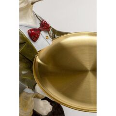 Deco Figurine Gentleman Dog Tray 43cm