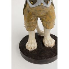 Deco Figurine Gentleman Dog Tray 43cm