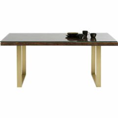 Conley Brass Masif Ahşap Yemek Masası 76x160 cm
