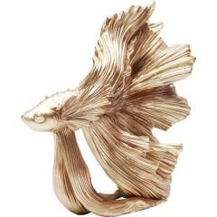 Betta Fish Gold Küçük Dekoratif Obje