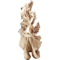 Betta Fish Gold Küçük Dekoratif Obje