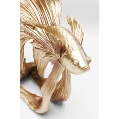 Betta Fish Gold Küçük Dekoratif Obje