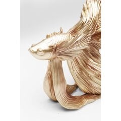 Betta Fish Gold Küçük Dekoratif Obje