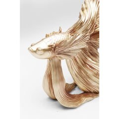 Betta Fish Gold Küçük Dekoratif Obje