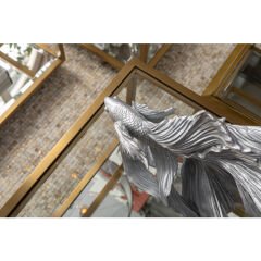 Betta Fish Silver Küçük Dekoratif Obje